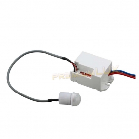 Nábytkový pohybový PIR senzor 12/24V DC IP20 Obrázek pro Nábytkový pohybový PIR senzor 12/24V DC IP20