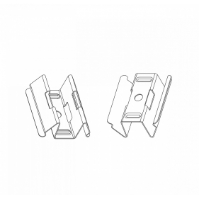 Obrázek pro Sada 2ks Pružný montážny úchyt pre svietidlo ALLDAY 40W