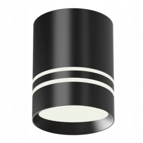 Stropné bodové prisadené svietidlo VALSE LINES 1xGU10 valcové (čierna pieskovaná) Obrázek pro Stropné bodové prisadené svietidlo VALSE LINES 1xGU10 valcové (čierna pieskovaná)