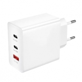 Obrázek pro EU vysokorýchlostná nabíjačka 65W, 1xUSB Port / 2xPD Port
