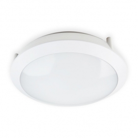 Obrázek pro Vodeodolný Led Ceiling kruhový biely DEFENDER 18W/1800lm 300mm , IK10 , IP66 , s mikrovlnným senzorom , Neutrálna biela