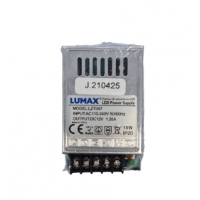 Obrázek pro Prachuvzdorný napájací zdroj pre LED pásy - 12V/15W , IP20