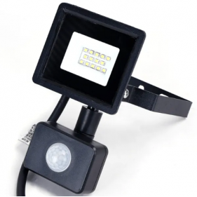 Obrázek pro LED reflektor 10W/750lm , so senzorom , Studená biela