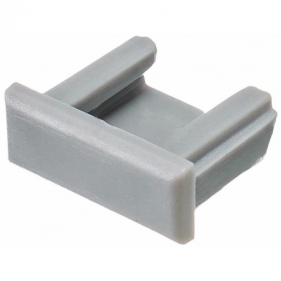 Obrázek pro Koncovka pre profil MiniLUX sivá - bez otvoru