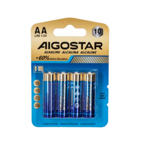 Obrázek pro Sada 4ks alkalických batérií Aigostar AA LR6 1,5V