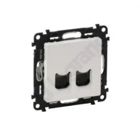 Obrázek pro LEGRAND Valena Life Dvojitá Dátová zásuvka RJ45 kat. 5e biela
