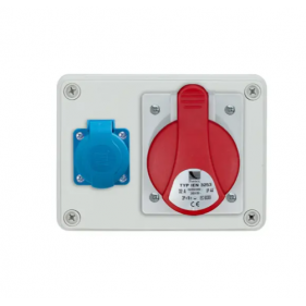 Obrázek pro Plastový rozvádzač zásuvkový R-BOX 150 (1x32/4,1x250V) 400V