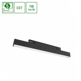 Obrázek pro LED lineárne svietidlo LINE S pre koľajnicový SYSTEM SHIFT čierne, 8W/940lm, CCT