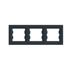 Obrázek pro SCHNEIDER Electric Rámček-3 Asfora antracit