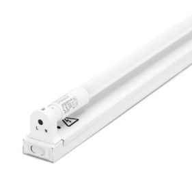 Obrázek pro Komplet Prisadené svietidlo Single s LED trubica T5 18W/2700lm 120cm studená