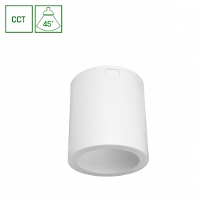 Obrázek pro Stropné bodové prisadené svietidlo CHLOE COMPLETE 7W/560lm valcové (biela pieskovaná), CCT