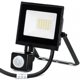 Obrázek pro LED reflektor 20W/1800lm , so senzorom , Studená biela