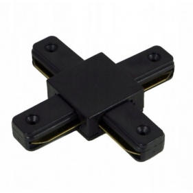 X Spojka pre 1-fázový koľajnicový systém čierna LINEA Obrázek pro X Spojka pre 1-fázový koľajnicový systém čierna LINEA