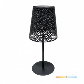 Obrázek pro Solárna LED stolná lampa LUVETRA čierna , Neutrálna biela