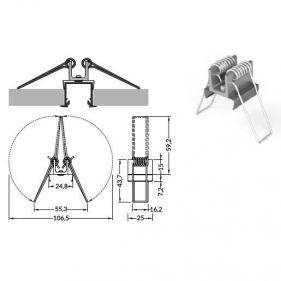 Obrázek pro Montážny úchyt pre profil Linea