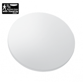 Obrázek pro Led Ceiling vodeodolný kruhový biely 12W/650lm 255mm , IP44 , IK04 , s mikrovlnným senzorom , Teplá biela