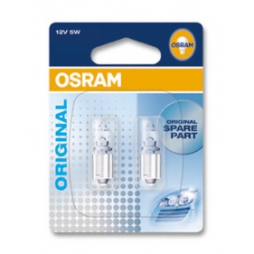 Obrázek pro OSRAM Halogénová Autožiarovka ORIGINAL O64111-02B - Ba9s  , T4W , 5W/12V , 2ks v balení