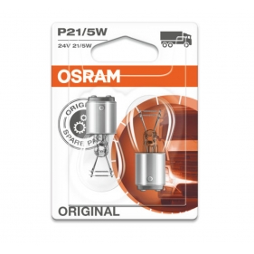 Obrázek pro OSRAM Halogénová Autožiarovka ORIGINAL O7537-02B - BAY15d , 24V , 5W , P21/5W , 2ks v balení