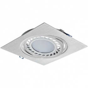 Obrázek pro Stropné bodové podhľadové svietidlo JOTA pre žiarovku AR111 ES111 nastaviteľné (strieborná/brúsené striebro)