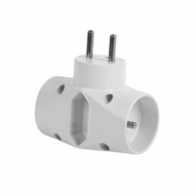 Adaptér , elektrická rozvodka biela ZARK KRT/2-1 Obrázek pro Adaptér , elektrická rozvodka biela ZARK KRT/2-1