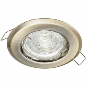 Stropné bodové podhľadové svietidlo ALFA pevné CT - 013 (antická mosadz) Obrázek pro Stropné bodové podhľadové svietidlo ALFA pevné CT - 013 (antická mosadz)