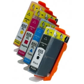 Obrázek pro 1x HP 655 XL MAGENTA - červená 14ml - kompatibil- s čipom