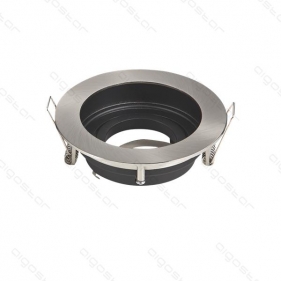 Obrázek pro Stropné bodové podhľadové svietidlo kruhové TS71S nastaviteľné (satén nikel)