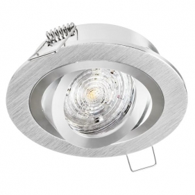 Obrázek pro Stropné bodové podhľadové svietidlo nastaviteľné OPAL (brúsené striebro)