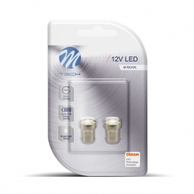 Obrázek pro LED Autožiarovka LB088W DUO - Ba15s 8xSMD2835 , biela