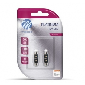 Obrázek pro LED Autožiarovka LB813W DUO - C5W 36mm 2xHP , CANBUS , biela