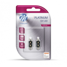 Obrázek pro LED Autožiarovka LB814W DUO - C5W 41mm 2xHP , CANBUS , biela