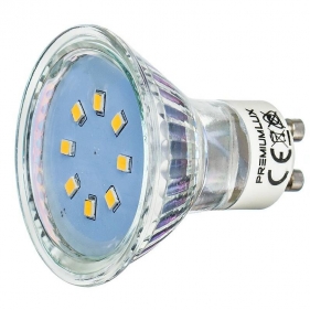 Obrázek pro LED žiarovka GU10 1W/90lm , 8SMD2835 , IP44 , modrá = 9W