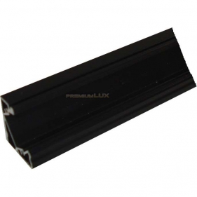 Obrázek pro Led profil rohový hliníkový Minilux čierny bez krytky - 1m