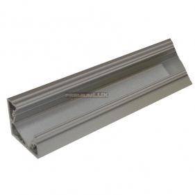 Obrázek pro Led profil rohový hliníkový Minilux anodizovaný bez krytky - 1m