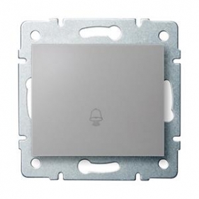 Obrázek pro Kanlux Zvončekové tlačidlo Mowion LOGI 02-1030-143 strieborné