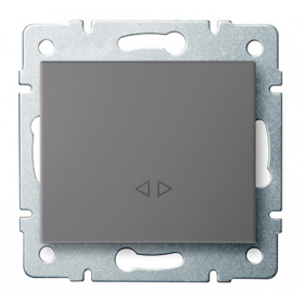 Obrázek pro Kanlux Jednopáčkový krížový vypínač č.7 Mowion LOGI 02-1070-141 grafit