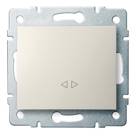 Obrázek pro Kanlux Jednopáčkový krížový vypínač č.7 Mowion LOGI 02-1070-103 krémový