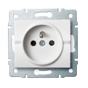 Obrázek pro Kanlux Jednozásuvka so záslepkou Mowion LOGI 02-1250-102 biela