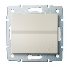 Obrázek pro Kanlux Jednozásuvka IP44 Mowion LOGI 02-1560-103 krémová