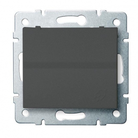 Obrázek pro Kanlux Jednozásuvka IP44 Mowion LOGI 02-1560-141 Grafit