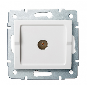 Obrázek pro Kanlux Anténna zásuvka typu F koncová Mowion LOGI 02-1300-002 biela