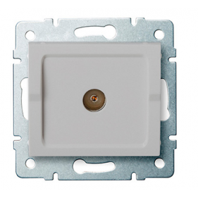 Obrázek pro Kanlux Anténna zásuvka typu F koncová Mowion LOGI 02-1300-043 strieborná