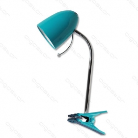 Obrázek pro LED stolná flexibilná lampa AZUL E27 modrá s klipom