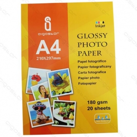 Obrázek pro Lesklý fotografický papier JG180 A4 20 listov 210x297mm