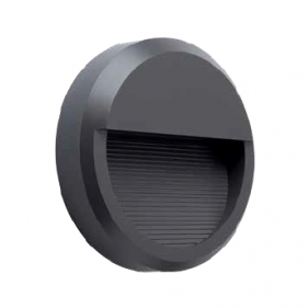 Obrázek pro Nástenné vonkajšie svietidlo ASTON 8W/390lm , IP65 IK08 , čierna , Neutrálna biela