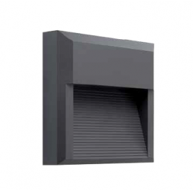 Obrázek pro Nástenné vonkajšie svietidlo ASTON 8W/390lm , IP65 IK08 , čierna , Neutrálna biela štvorec