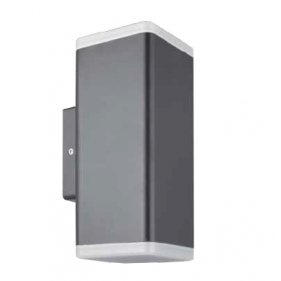 Obrázek pro Nástenné vonkajšie svietidlo KRONA , 12W/560lm , IP65 IK08 , Šedá , Neutrálna biela