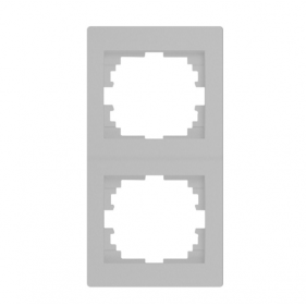 Obrázek pro Kanlux Rámček-2 vertikálny Mowion LOGI 02-1520-043 strieborný