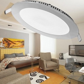 Obrázek pro Led Panel kruhový strieborný 16W/1130lm 205mm Teplá biela