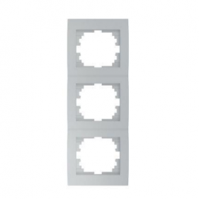 Obrázek pro Kanlux Rámček-3 vertikálny Mowion LOGI 02-1530-043 strieborný